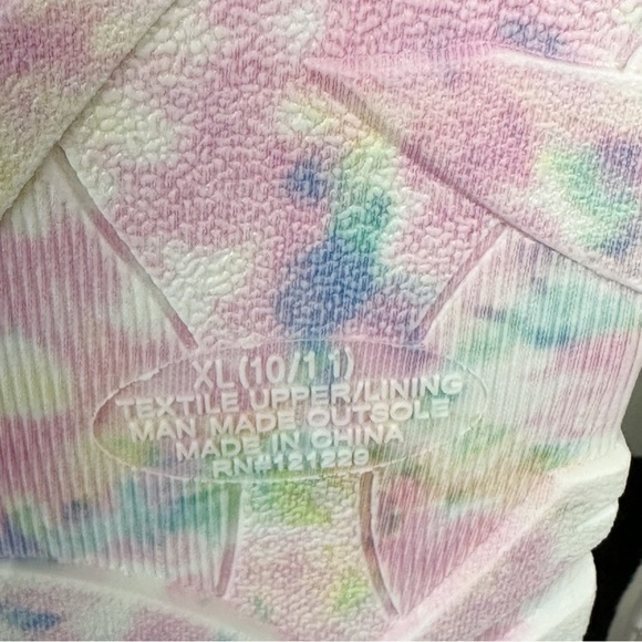 Fifth & Luxe White Faux Fur Slippers Slip-On Outdoor XL 10/11 - Picture 6 of 9